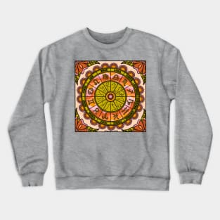 Retro Zodiac Wheel Crewneck Sweatshirt